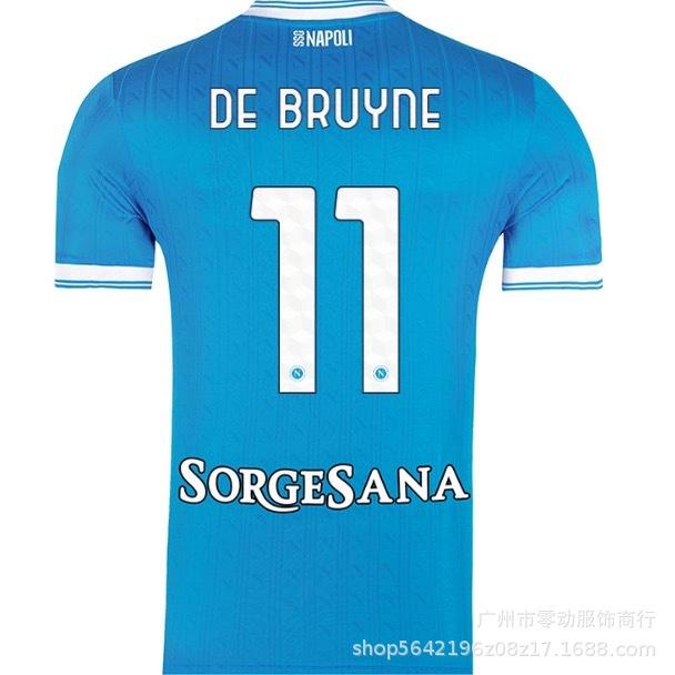 24-27 Serie A Maglia Napoli N.. 11 De Bruyne, Luca AC5 Kudwinter maglia da calcio