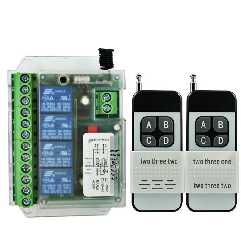 220V Multifunctional Wireless Remote Control Switch & Smart Receiver
