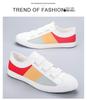 Spring Men's Slip-On Canvas Shoes: Korean Style Color Block, Breathable Casual Low-Top Skate Shoes
