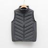 Unisex Stand Collar Down Vest – Casual Autumn/Winter Style
