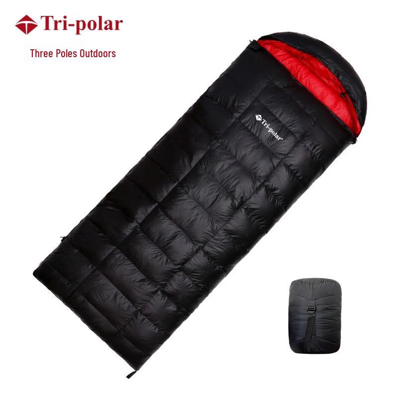 Tri-polar Winter Thickened Warm Adult Sleeping Bag 1000g