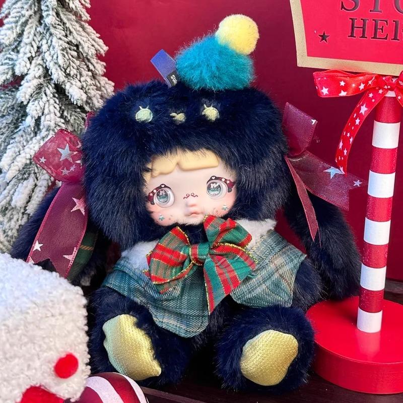 Top Toy Authentic Nommi Wonderful Christmas Night Series Blind Box Trendy Toy Cute Plush Doll Keychain Bag Charm Gift For Kids