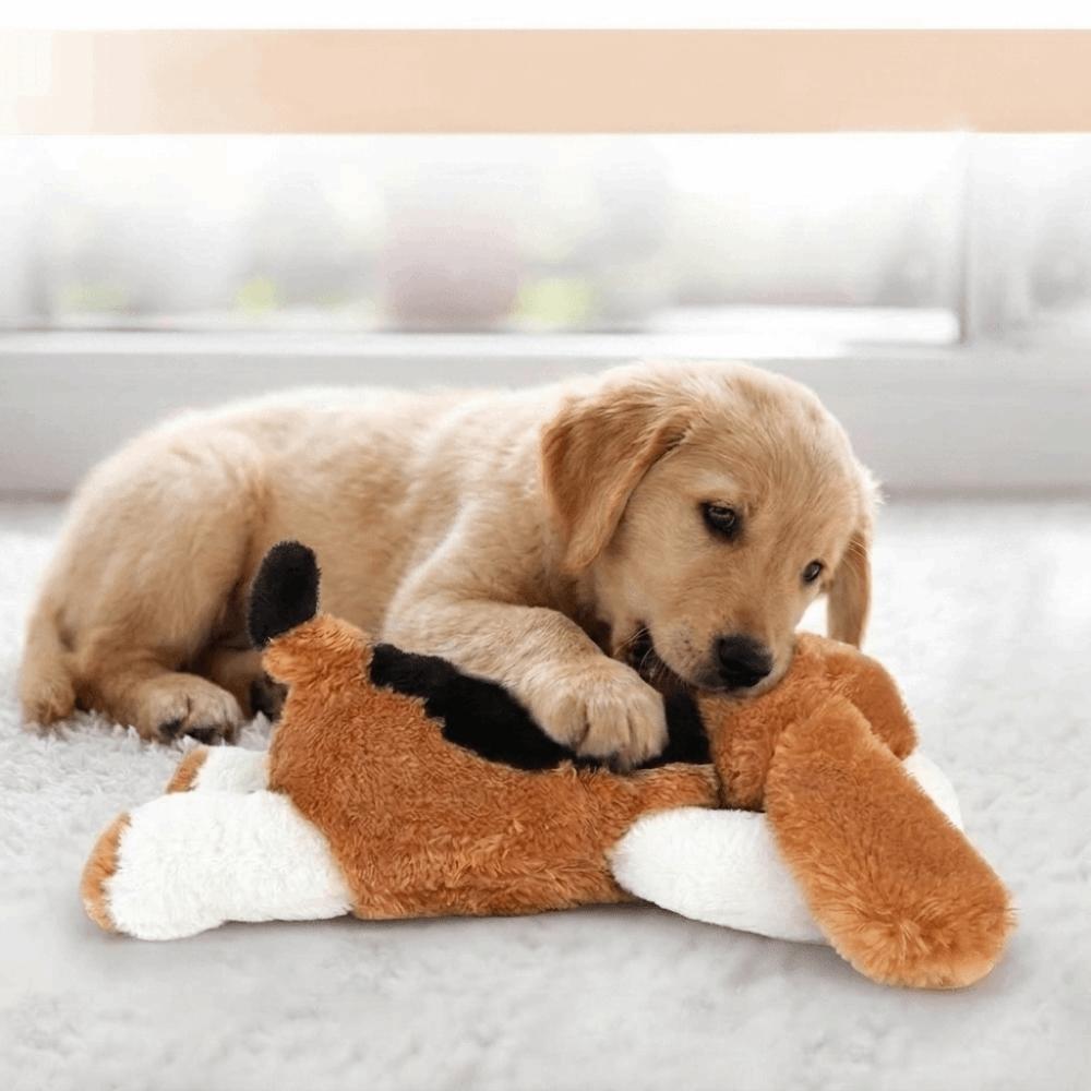 Realistic Pet Soothing Plush Toys Comfortable Dog Heartbeat Toy Plush Dog Toy Pet Soothing
