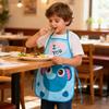 PVC Waterproof Kids Apron Anti-fouling Kitchen Cooking Painting Sleeves Apron At Home Baking Preschool Child