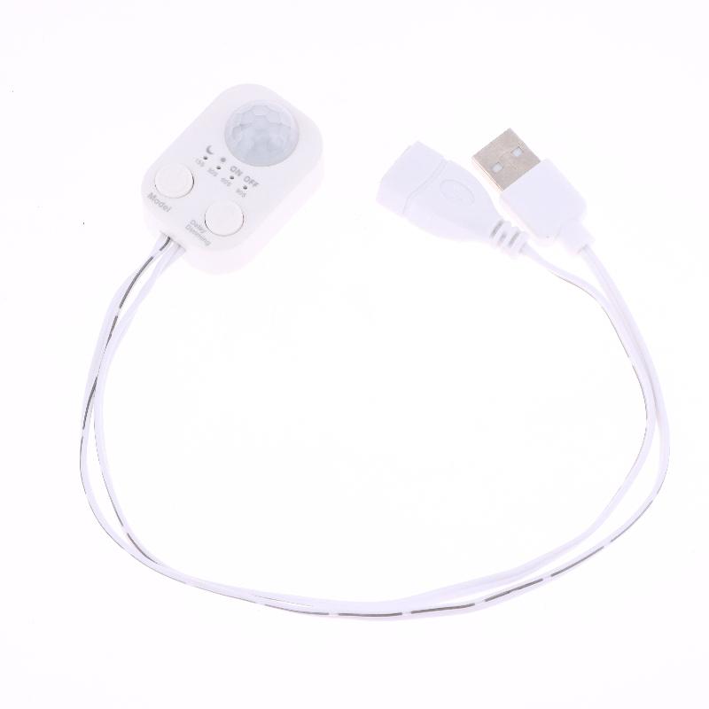 1/2 Stück DC 5V-24V USB PIR Menschlicher Bewegungssensor Detektor Schalter Körper Infrarot Bewegungssensor Timer für LED Lichtleisten