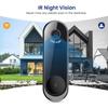 Low-Power WiFi Visual Doorbell Camera with Smart Voice Intercom and Mobile Monitoring