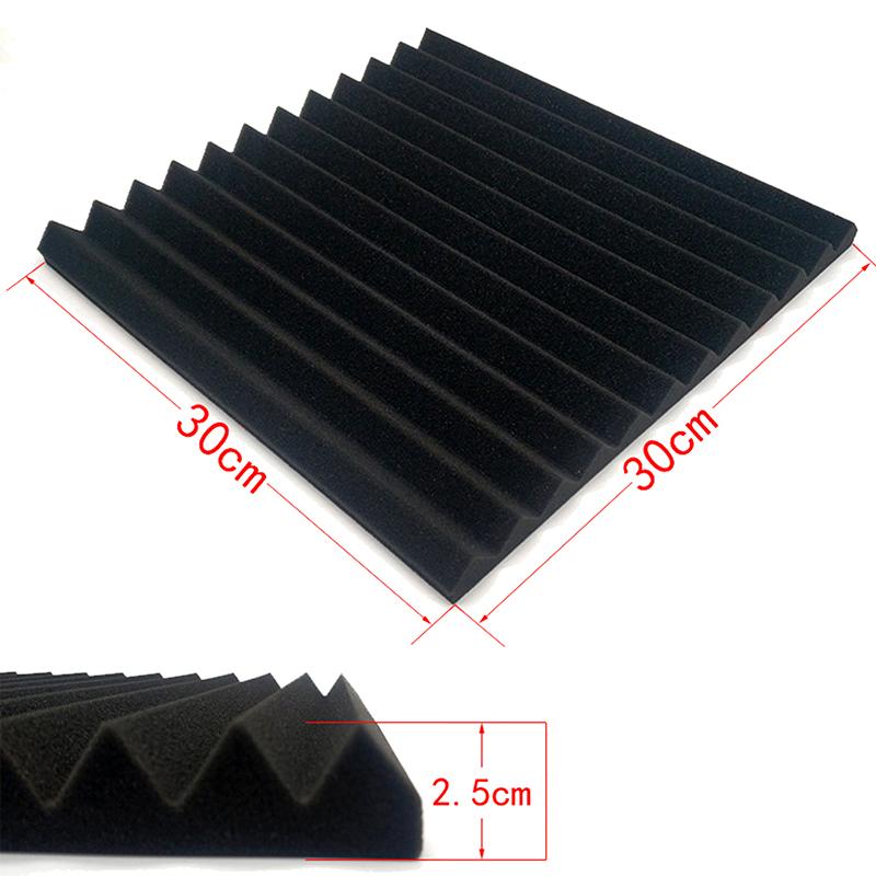 12ks Zvuková izolace Foam Studio Acoustic Panels Absorption Treatment Panel
