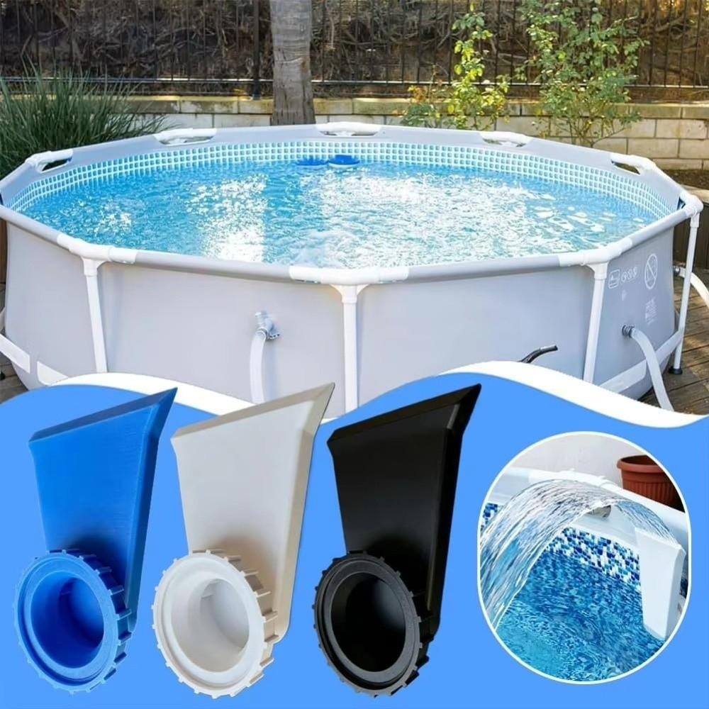 3D Printing Pool Return Fountain Plastic Pool Fountain Holder Pool Spray Nozzle Outdoor Garden