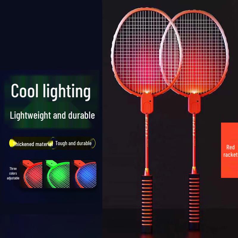 Xulin Luminous Badminton Racket Set