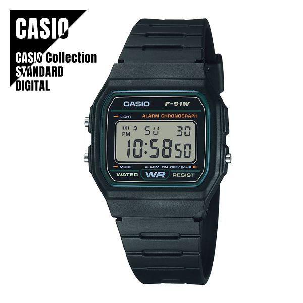 [Immediate delivery] Domestic genuine product CASIO Collection STANDARD Casio Standard Digital Watch Chipukashi F-91W-3JH Watch Men s Women s Free