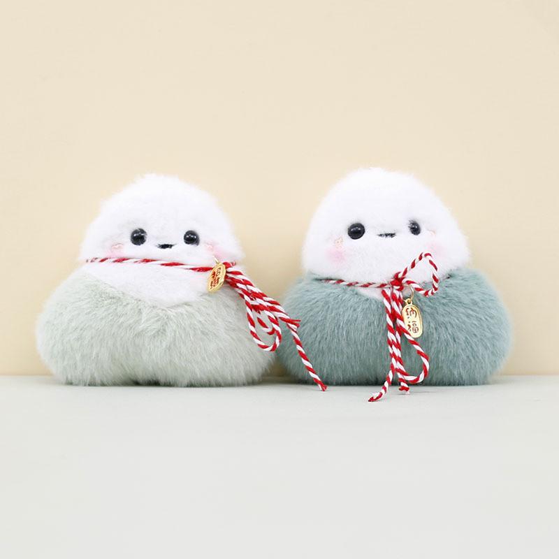 Adorable Dragon Boat Festival Plush Toy Dumpling Pendant Cute Gift For Events