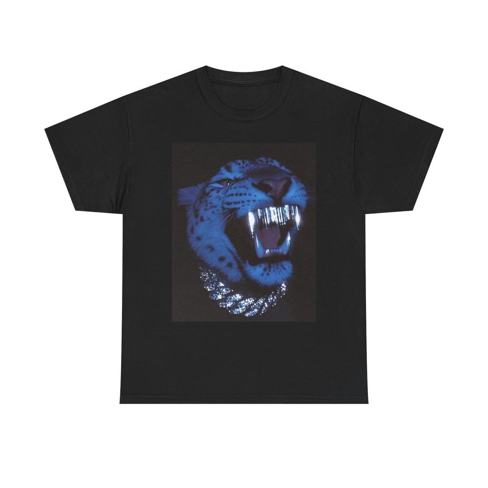 Iced Out Tiger Funny Graphic T Shirt Unisex Heavy Cotton Tee Unisex T-Shirt XL