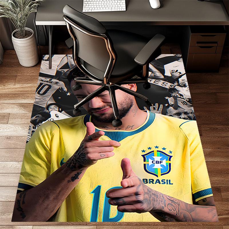 1pc Neymar17 Design Printed Area Rug Carpet for Bedroom Living Room Home Decor Rugs Mat Non Slip Mat Rug for Bedside