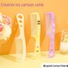 Cartoon Pattern Three-Row Women's Hair Comb for Styling Long Hair