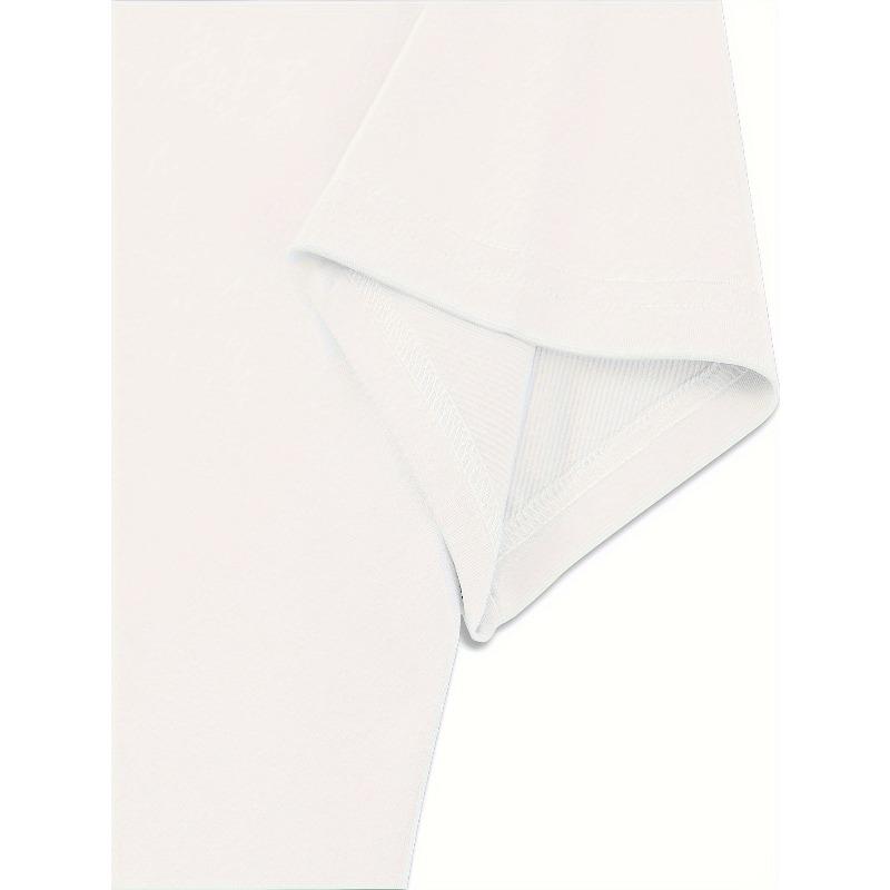 T-shirt Imprimé Paris Taille Européenne, Haut Décontracté à Manches Courtes et Col Rond pour l'Été et le Printemps, Vêtements pour Femmes