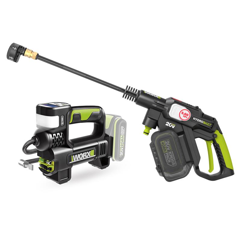 

Worx 20V Cordless Pressure Washer & Inflator Kit CN plug (adapter included)