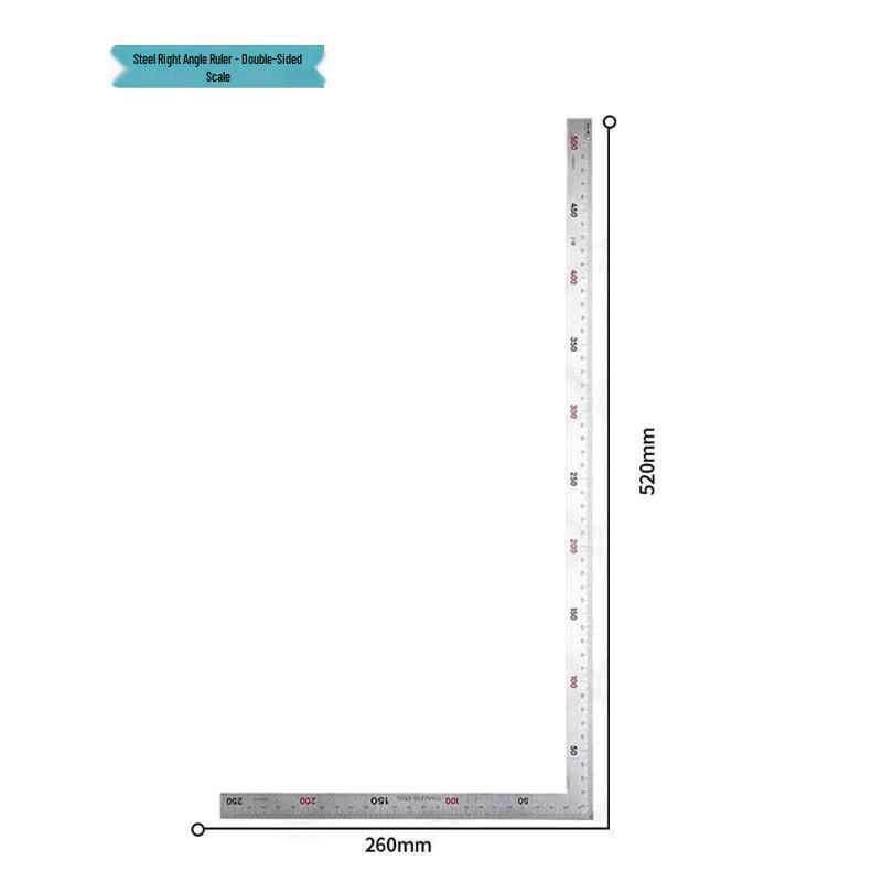 Zhengqi High Precision 90-Degree Woodworking Steel Square