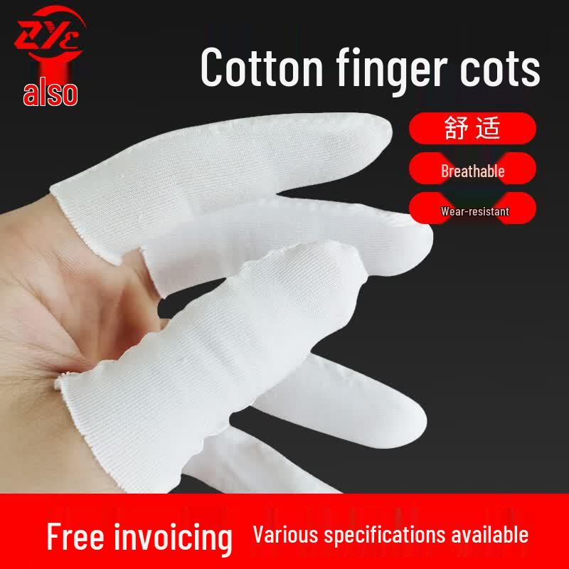 Cotton Finger Cots 800 Pcs белый