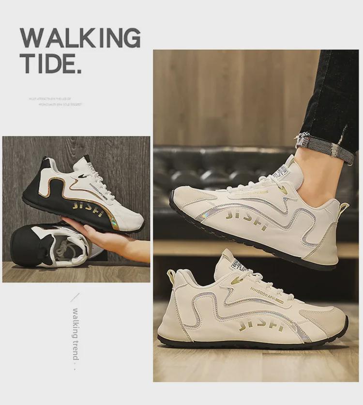 Herren Wasserdichte Leder Reiseschuhe - Große Größe, Rutschfest, Allround Herbst Sportliche Freizeit Schuhe