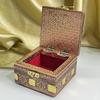 Handmade Wooden Oxidised Jewellery Organizer Storage Box With Lock Jewel Necklace Earrings Ring Multipurpose Wedding Anniversary