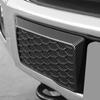 Left & Right Front Bumper Guard Pads Ert Cap Cover for Ford F150 2015 2016 2017 2018   , ABS Carbon Fiber