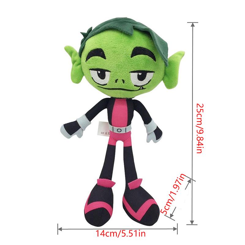 Kawaii Movie Teen Titans Go Plush Dolls Toys Robin Peluche Juguetes Kid For Gift
