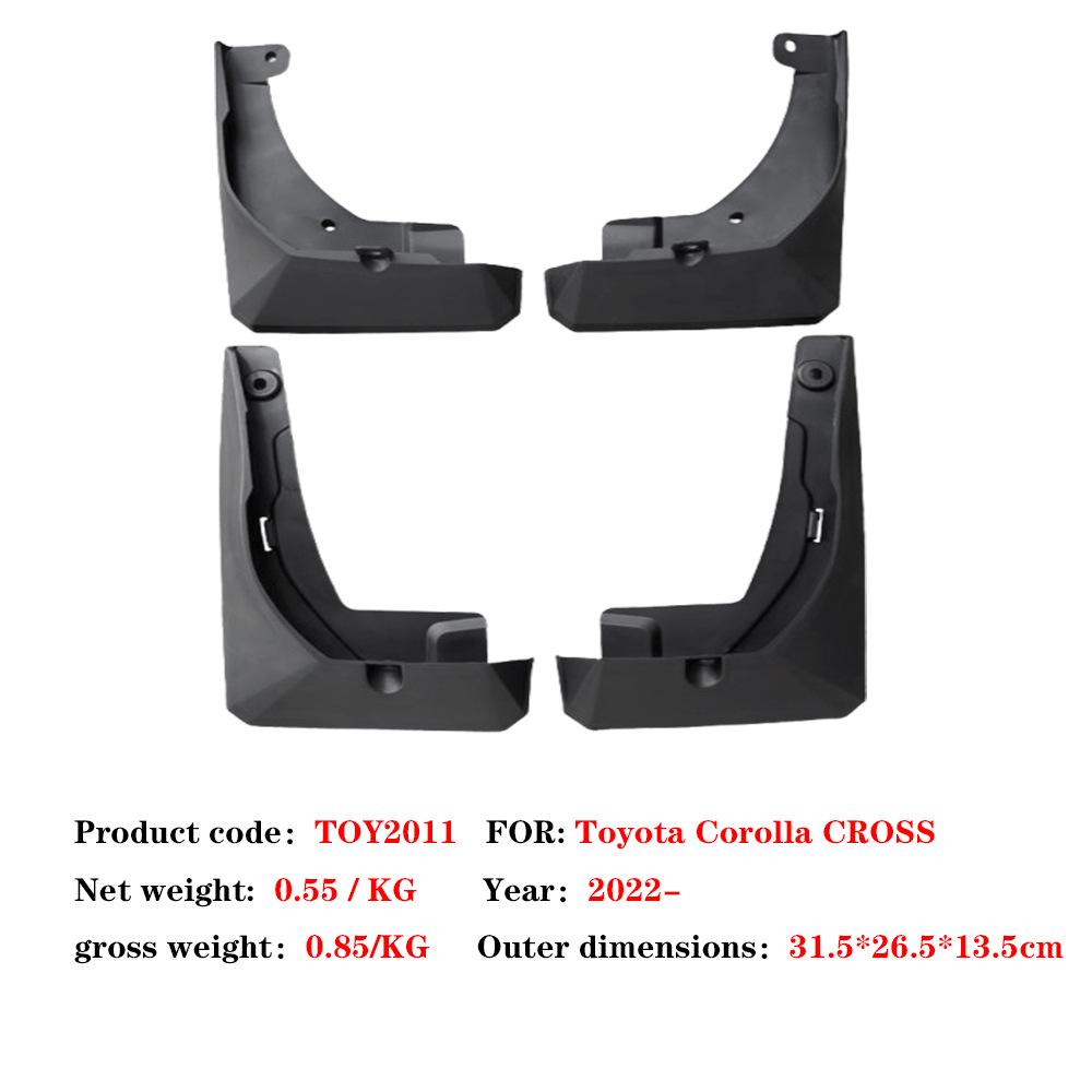 Vordere & Hintere Schmutzfänger für 2020-2025 Toyota Corolla CROSS