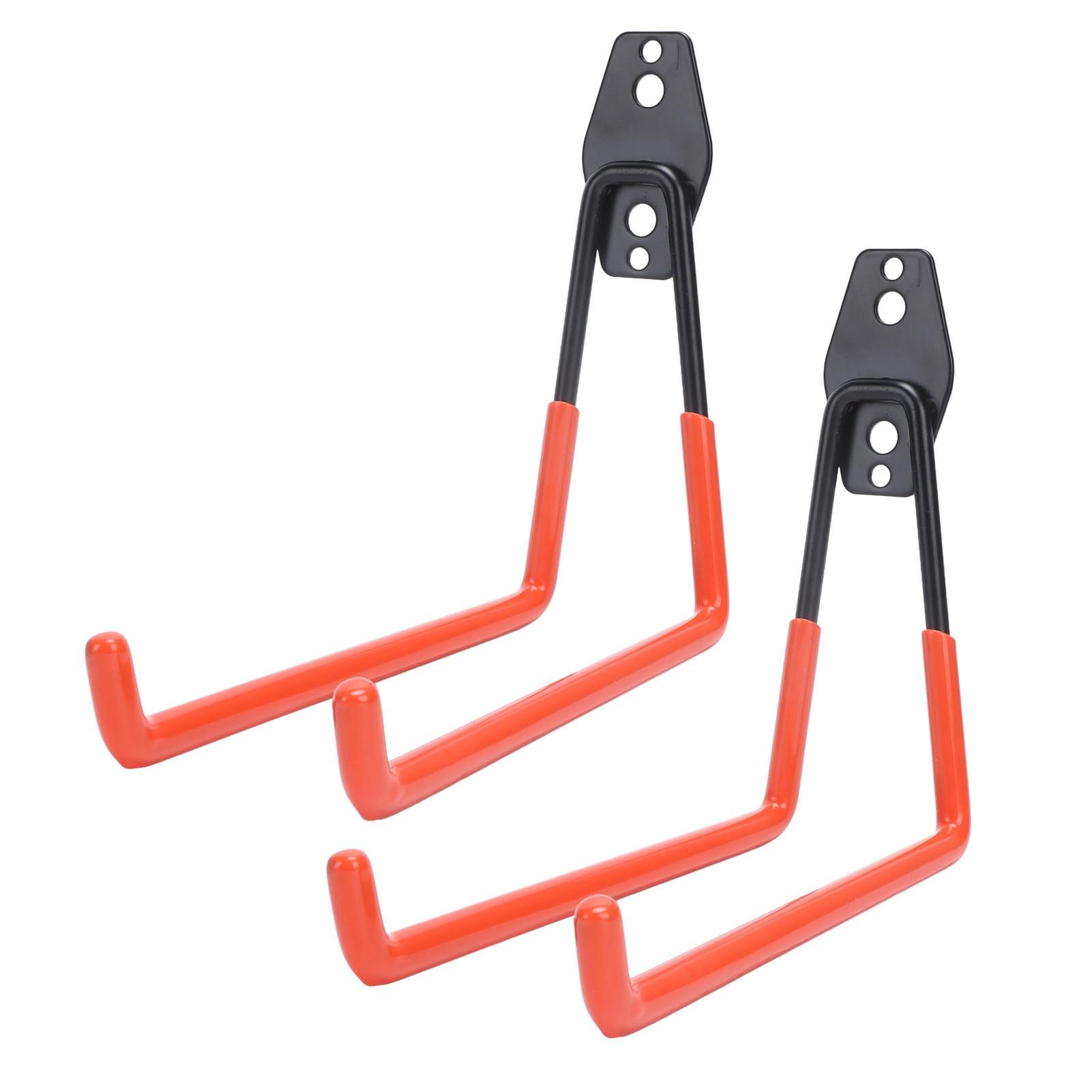 

2 шт. Гаражные крюки Многофункциональный настенный держатель Органайзер для хранения в гараже Вешалка для подвешивания велосипедов