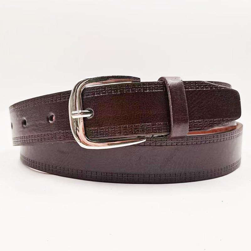 

Men s Belt Pin Buckle PU Imitation Leather Jeans Belt 110cm