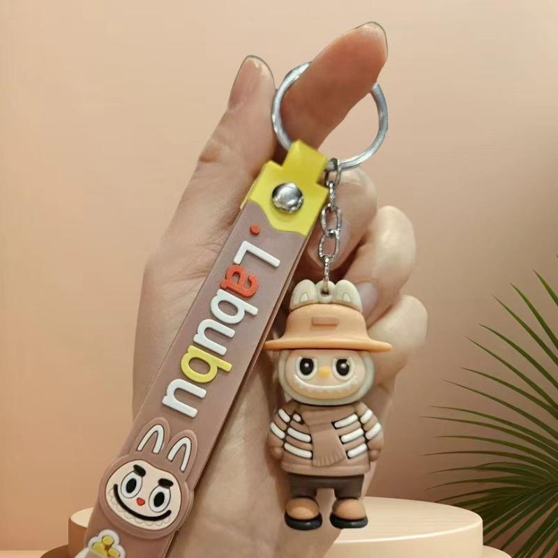 Kreativ Tecknad Kattmodell Rabub Nyckelring Litet Får Hänge Student Skolväska Hänge Liten Gåva