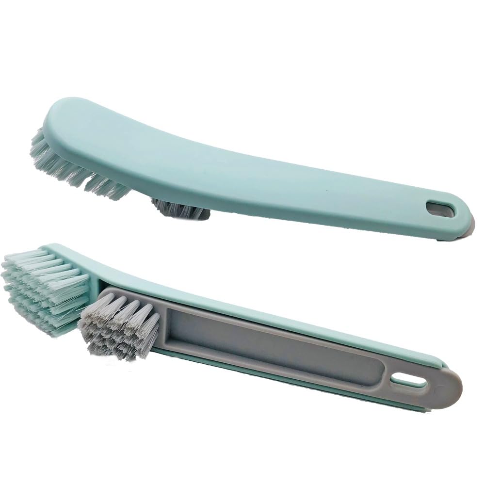 RSINC Hand Nail Scrub Brush Long Handle  Cleaning Brush for  Bathroom Kitchen Sink Washing Shoe Clothes Fingernail Brushes Foot Scrubber | 2PCS