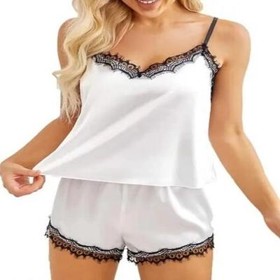 Ladysta Snyggt Spets Babydoll Lingerie Set - Kort För Damer Med Topp Och Korta Nattkläder Freesize (SML)