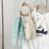 Spring And Summer Small Fresh Literary And Decorative Scarf Women'S Pastoral Versatile Cotton And Linen Small Square Scarf Silk Scarf