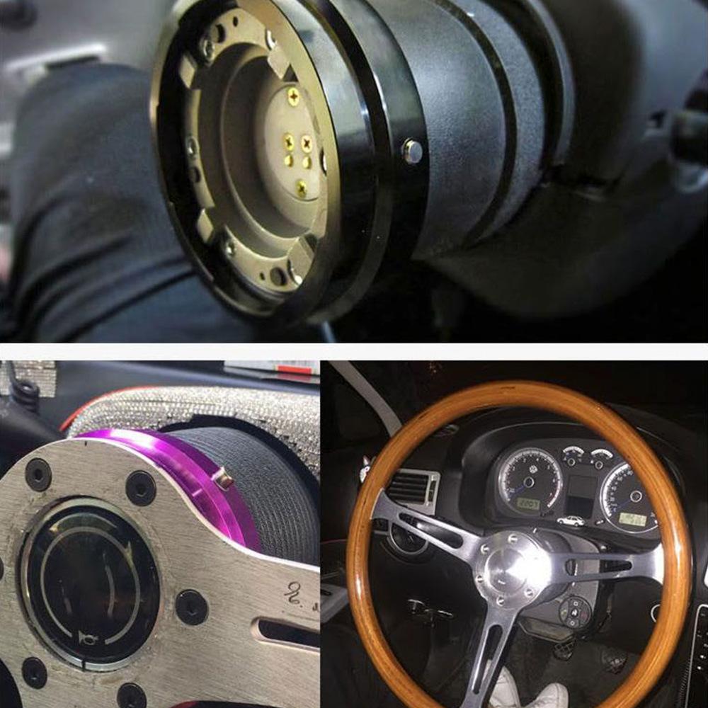 1pcs Car modification universal type quick disconnector modified racing steering wheel base connector quick disconnector