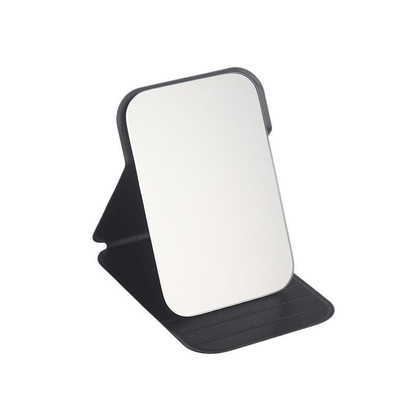 Portable Vertical Foldable Mirror Desktop Makeup Vanity Mirror for Students Dormitory Bathroom Travel Compact Cosmetic