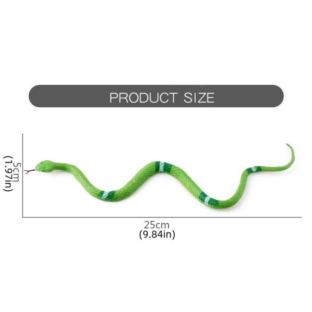Wild Animal Simulation Snake Model Artificial Figurines Snake Action Figure  Tricky Toys