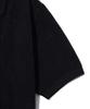 YALE Mesh Short Sleeve Polo Knit Black