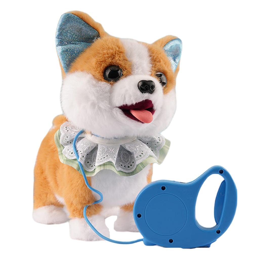 Electronic Toy Dogs That Walks and Barks Tail Wagging Plush Interactive Electronic Pets Tongue Licking Puppy Toys for Toddlers