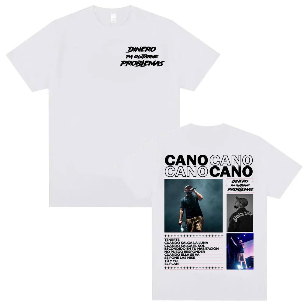2025-26 Rapper Cano Triana's New Album 2025 Tour Merch T-shirt Men's Harajuku Fashion Trend T-shirt High Quality Cotton Top