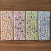 Obakeinu Cute Mini Stickers (4 Sheets) - Adorable Cartoon Figure Decor for Planners Gift Decoration BulingBulingStickers Store