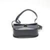 HUNTING WORLD LogoPlate Shoulder Bag Cross body Navy Leather Women Used