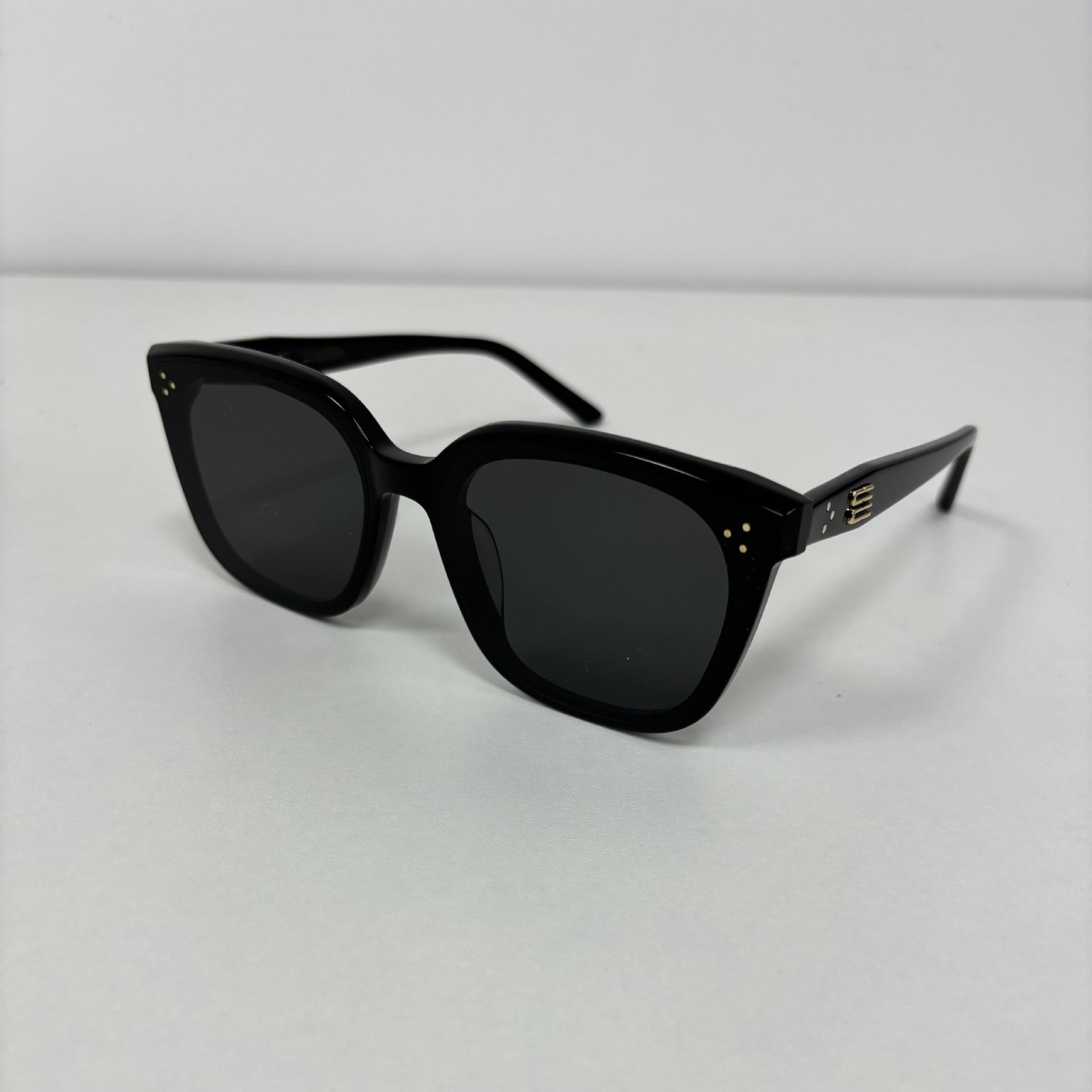 Style gm Sunglasses for Women Square frame panels LOLOE Men s large-frame sunglasses with a high-end feel Classic Sunglasses чёрный