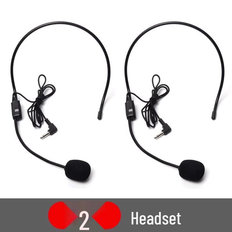 Little Bee Kabelgebundenes Lavalier-Headset-Mikrofon mit Verstärker für Lehrer