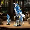 Non-Toxic 679Pcs Moc Mechanical Parrot Model Mini Building Block Animal Birds Series Technical Brick Children Toy Desk Decoration