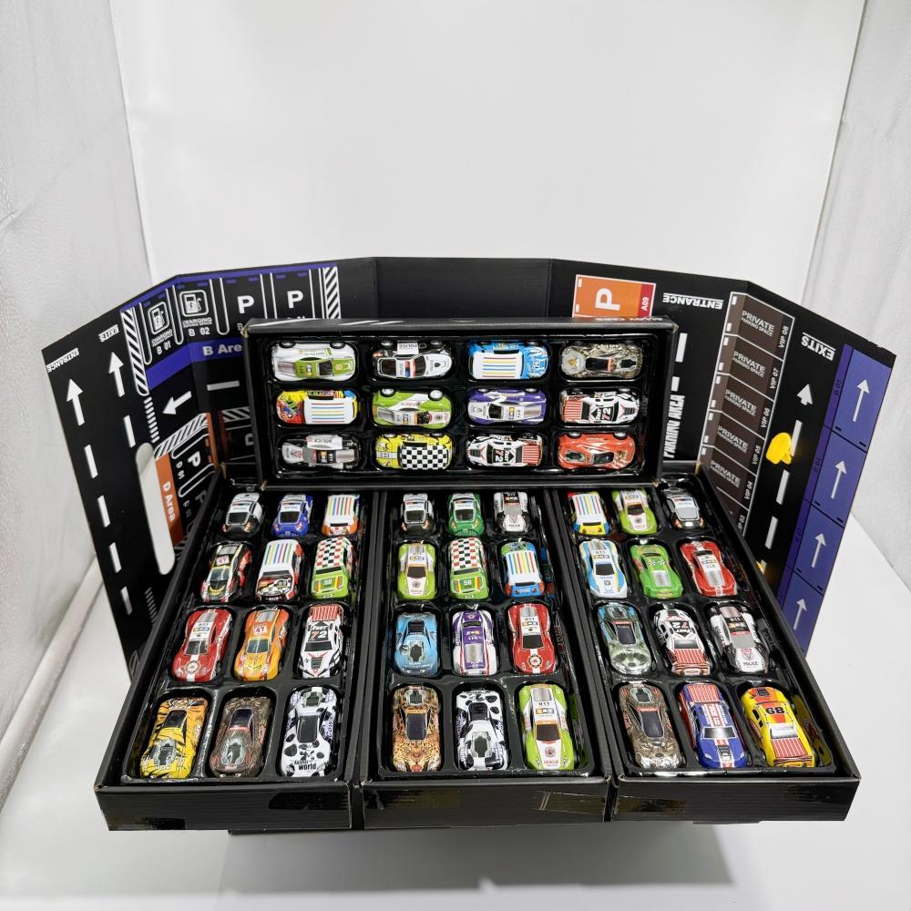 

Toy Cars for Kids, 48 Pull Back Race Cars Toys, Container Storage Box, Race Car Party Favors, Small Cars Christmas Birthday Gift