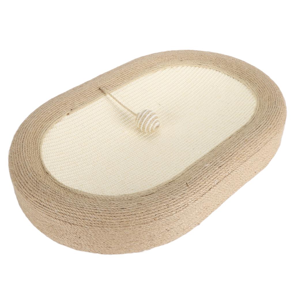 Cat Scratcher Bed 24 Inch Extra Large Anti Slip Sisal Scratching Board Bowl for Indoor Cat