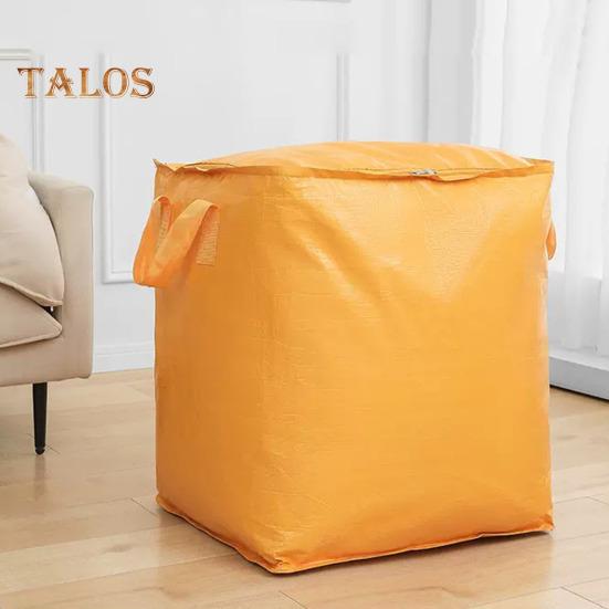 Storage Bag with Reinforced Handle Large Capacity Dustproof Moisture-Proof Organizer Thickened Oxford Cloth Storage Pouch
