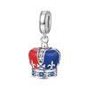 New 925 Silver Crown Charms Pendant For Women Fit Bracelet DIY Birthday Party Jewelry Gifts