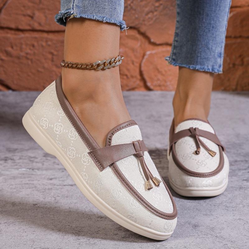 Spring and Autumn New Large Size Single Shoes 36-43 One Pedal Sleeve Lazy Shoes