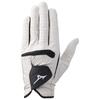 MIZUNO ComfiGrip Golf Left Synthetic Leather with Silicone Print and Synthetic 5MJML602 Gloves, Men's, Hand, Leather, White, 25cm,